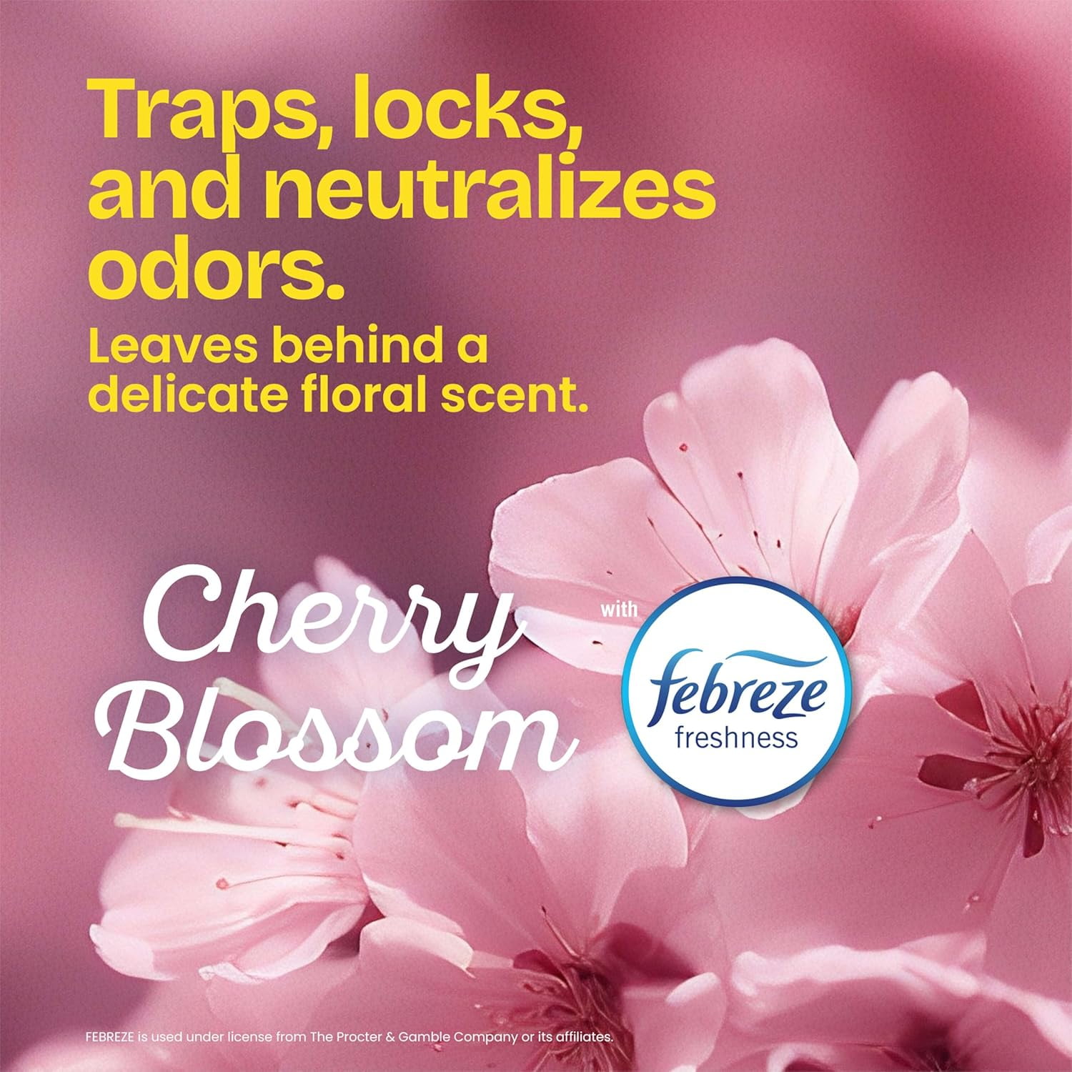 Tall Kitchen Trash Bags 13 Gallon, MaxStrength Cherry Blossom Garbage Bags, Drawstring, 90 Count