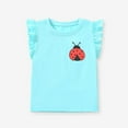 thumbnail image 4 of Esaierr 2-8Y Kids Baby Girls Soft T-Shirt Short Sleeve Tees Toddler Summer Soft Cotton TShirts Cartoon Casual T-Shirt, 4 of 7