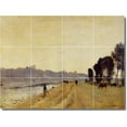 thumbnail image 1 of Ceramic Tile Mural-Jean Corot Country Painting 183. 48" w x 36" h using (12) 12 x 12 ceramic tiles, 1 of 3
