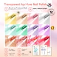 thumbnail image 6 of Saviland Jelly Nail Polish Kits with Quick Dry, Castor Oil & Vitamin E, Base-Top Coat, 6 of 8