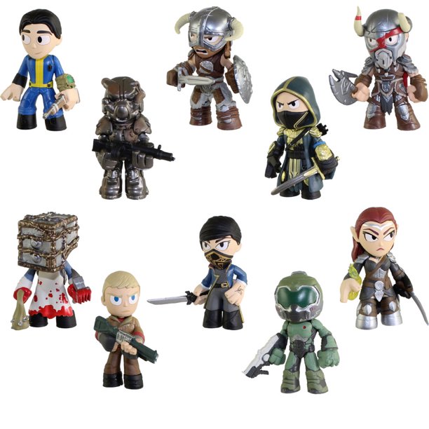 Funko Mystery Minis Vinyl Figures - Bethesda - SET OF 10 BASE FIGURES ...