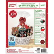 Holiday Time Red Gift Wrap Kit, 1 Each