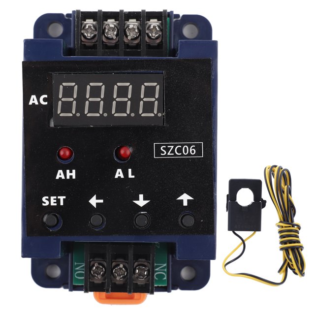 Amperímetro digital Jadeshay SZC06 DC8-35V AC Medidor de corriente digital Robusto y resistente