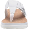 thumbnail image 2 of Clarks 26141080: Women's Step June Reef White Synthetic Flip Flops (7.5 B(M) US Women), 2 of 7