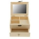 thumbnail image 3 of Caja de madera grande con tapa oso de fresa para almacenamiento, 3 of 4