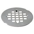 thumbnail image 3 of Westbrass D319-SS-25-CP 4-1/4" Stainless Steel Snap-In Shower Grid Drain Cover, Polished Chrome (25-Pack), 3 of 5