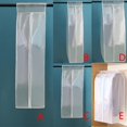 thumbnail image 2 of Prettyui Clothes Hanging Dust Cover Dress Suit Coat Transparent Storage Bag Case Organizer Wardrobe Dress Clothing Hanging Dust Cover, 2 of 5