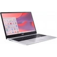 thumbnail image 2 of Acer Chromebook 315 15.6” HD Laptop | Intel Pentium N6000 1.1GHz|Intel UHD Graphics | 720p webcam | Sleeve | Silver | 4GB RAM | 128GB SSD | Chrome OS | Bundle with USB 3.0 Hub, 2 of 6