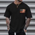 thumbnail image 2 of Icvfdpl Mens Fashion Casual Short Sleeve Pullover T Shirt Printed Top, 2 of 9