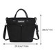 thumbnail image 5 of Bolso Mano para Pañales Bebé para Mujer Bolso Mensajero Lona Informal Bolso para Verduras (estilo 4), 5 of 9