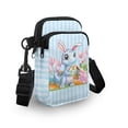 thumbnail image 3 of HELLHERO Blue-Purple Dinosaur with Eggs Small Crossbody Purse Adjustable Shoulder Strap Women for Outdoor Travel 4.33"x1.97"x7.09", 3 of 7