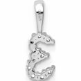 thumbnail image 5 of 14K White Gold Diamond Number 3 Pendant (12.86 X 4.77) Made In India -Jewelry By Sweet Pea, 5 of 8