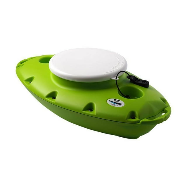 CreekKooler Pup 15 Quart Floating Beverage Water Portable Cooler, Green
