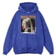 thumbnail image 3 of Sudadera con capucha retro desgastada con diseño creativo y divertido de chica con pendientes de perlas para hombre, estilo hip hop, otoño, 100 % algodón, a la moda, 3 of 5