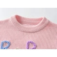 thumbnail image 5 of JIAYUE Girls Sweater Long Sleeve O-Neck Hand Embroidered Knit For Autumn Festive Birthday Base Layer Soft Comfortable Kids Pullover With Floral Design Trendy Children Tops, 5 of 8