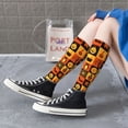 thumbnail image 4 of Bixox Halloween Banner Symbols Patterned Men's and Women's Knee Socks High Socks Outdoor Sports Socks, 4 of 5