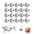 thumbnail image 1 of BEADCEST 20Set Replacement Pants Button Alloy Silver Waist Adjuster for Clothing Accessories, 1 of 5