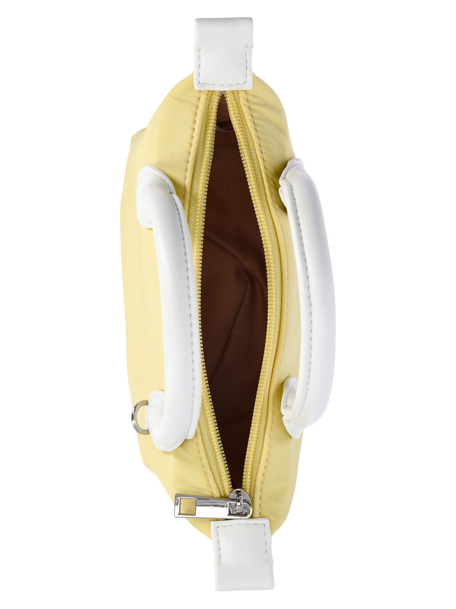 No Boundaries Women's Mini Tote Crossbody Bag, Lemon Ice