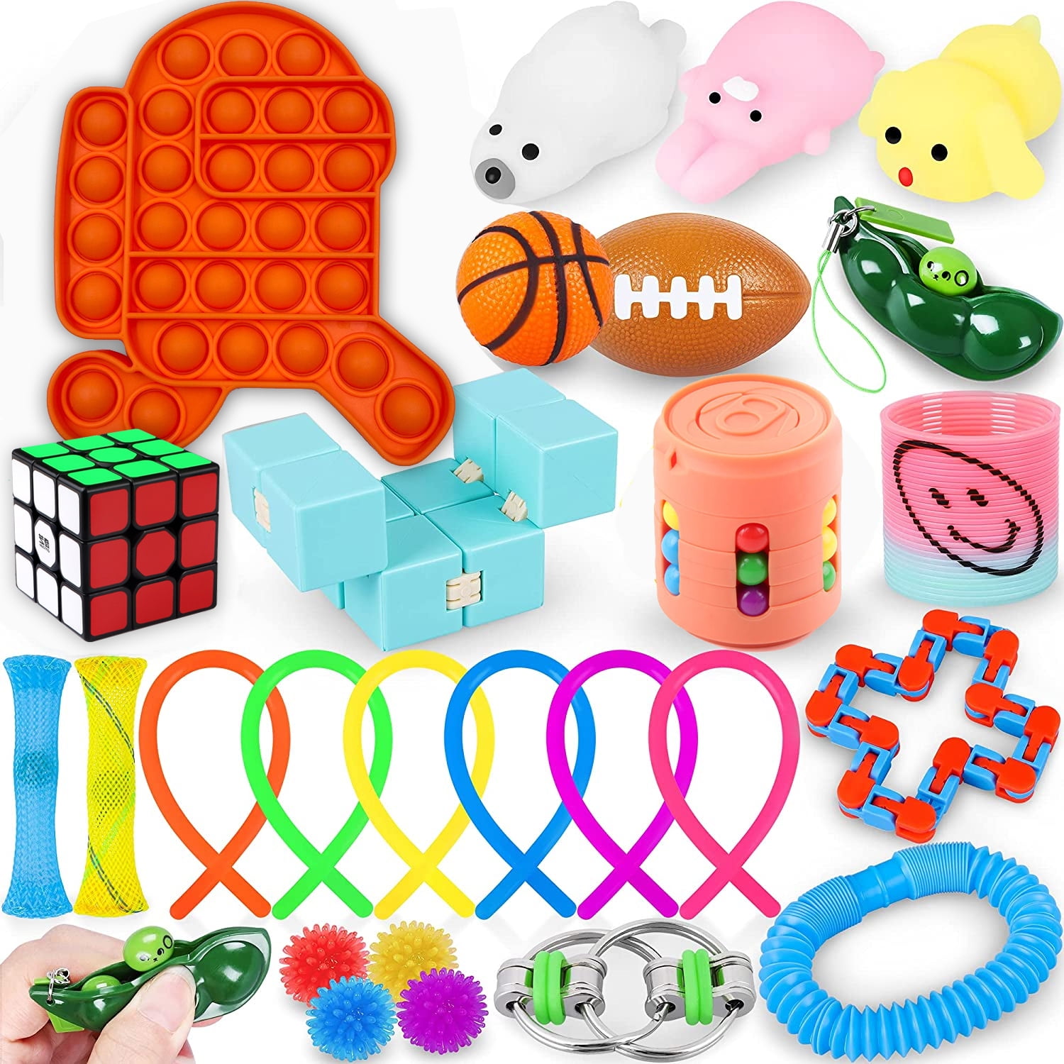 26 Pack Sensory Fidget Toys Pack Bundle Fidget Toys Sets, Stress