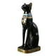 thumbnail image 4 of Estatua de la diosa gata Bastet, figura decorativa de animal, gatito, color negro antiguo 125x19x37cm, 4 of 9