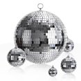 thumbnail image 1 of 10 piezas de discoteca son adecuadas para la decoración de paredes y el hogar, se pueden colgar en la bola de discoteca de la pared, decoración de discoteca de 5 cm,, 1 of 4
