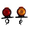 thumbnail image 1 of LED Trailer Side Marker Light, 10-30V Three-Sided Edge Indicator Light for Truck, RV, Lorry, Waterproof Rubber & PC Construction, Multi-Color Red White Amber Signal Lamp for Vehicle Modification, 1 of 8