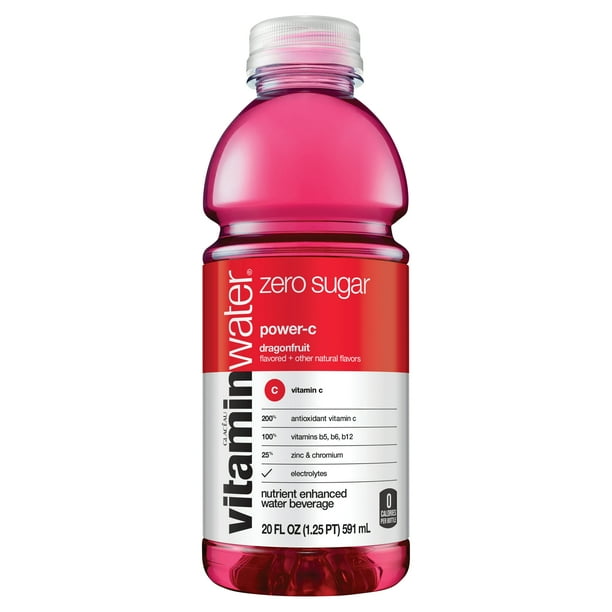 Vitaminwater zero sugar power c Bottle, 20 fl oz