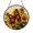 Stained Glass 5.9 Inch, variant on Butterfly Sunflower Stained Glass Suncatcher – Monarch Window Hanging for Home