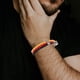 thumbnail image 5 of Pulsera con la bandera de Alemania, pulsera con la bandera nacional, joyería, regalo de viaje, pulsera trenzada de cuero sintético a la moda para hombres y mujeres, 5 of 8