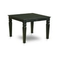 thumbnail image 5 of WEEN7-BLK-69 7Pc Rectangular 42/60" Dinette Table With 18 In Leaf And 6 Parson Chair With Black Leg And Pu Leather Color Black, 5 of 10