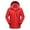Red, variant on Lindreshi Shackets for Women 2023 with Pockets Fashion Long Sleeve Hooded Casual Outwear Tops T-Shirt Pockets Zipper Women Coat Blouse