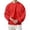 Red, variant on Men's Lined Crewneck Sweatshirt Raglan Sleeve Relaxed Fit Solid Color Pullover Top For Athletic Casual Streetwear Oversized Pullover Long Sleeve Crewneck Casual Tops