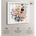 thumbnail image 2 of Garden of Threads I Shadowbox Print Floral Wall Decor by Art Remedy, White Frame, 24 x 24, 2 of 7