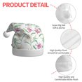 thumbnail image 4 of Fuzoiu Lilies Flowers Print Santa Hat Christmas Hat for Adults,Santa Hats with Pompom, Unisex Xmas Holiday Hat for Christmas New Year Festive Party Supplies, 4 of 6