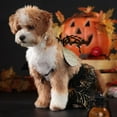 thumbnail image 4 of Dog Spider Costume Black Dog Tutu Dress and Spider Wing Set Halloween Cat Costume Spider Pet Outfit Puppy Cosplay Dress up Accessories for Cat Small Medium Dog（S）, 4 of 8