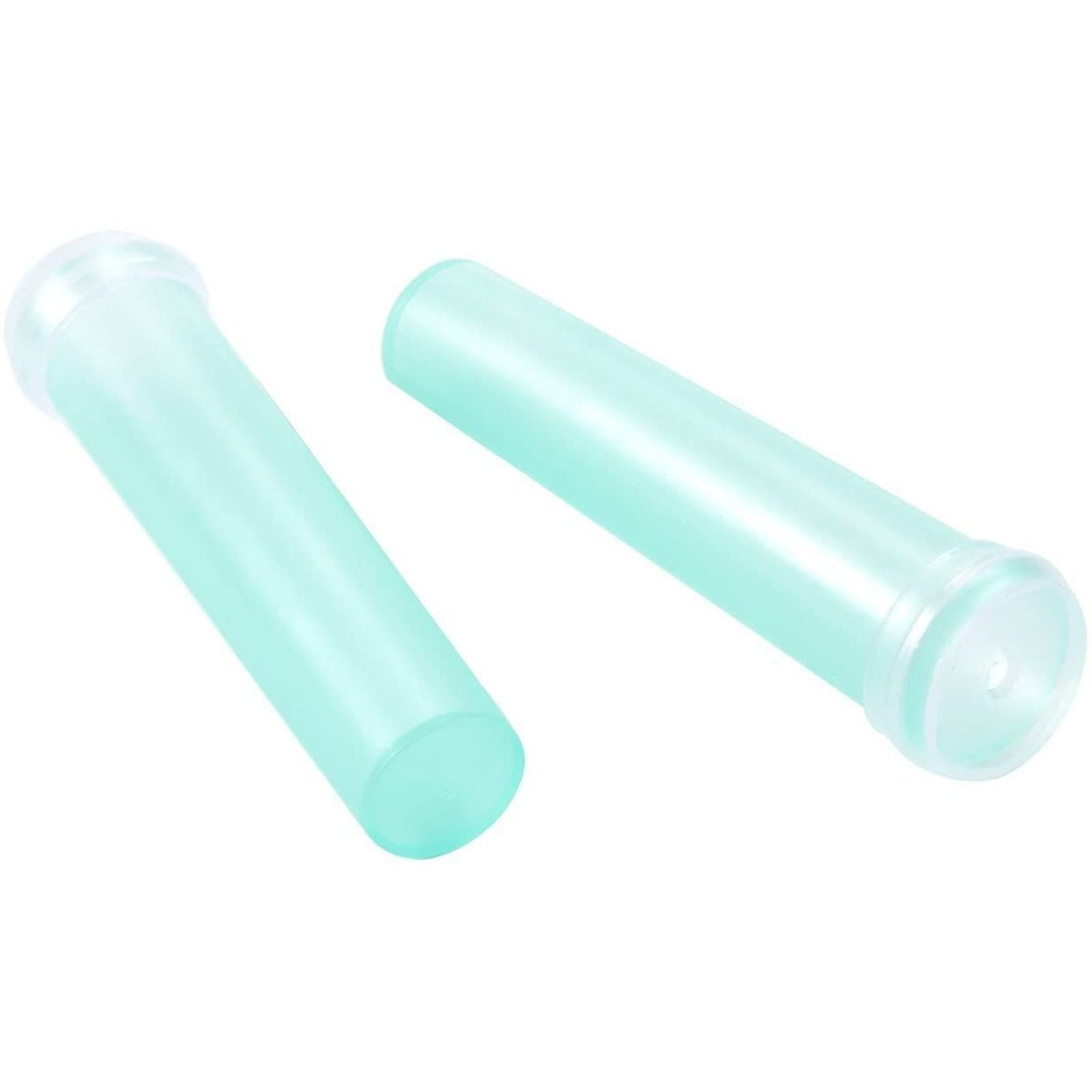 Juvale Flower Tube - 100-Pack Floral Tube, Flower Vials, Floral Water Tube for Flower Arrangements, Clear Blue Plastic, 0.6 x 2.8 x 0.6 Inches