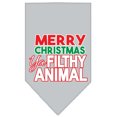 thumbnail image 5 of Christmas Pet and Dog Bandana Screen Printed, "Merry Christmas, Ya Filthy Animal", 5 of 10