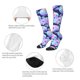 thumbnail image 3 of Fotbe pinkk flower crystal Skull Calcetas Divertidas Estampadas para Hombre y Mujer, Calcetas de Algodón hasta la Rodilla para Caminar, Correr, Enfermería y Embarazo, 3 of 6