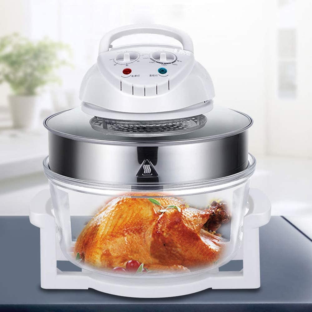 Turbo Convection Oven Electric 12L Turbo Air Fryer Multi-functional Roaster  ,White