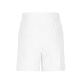 thumbnail image 5 of Lightweight Shorts Men Women’s Twill Bermuda Shorts, Stretch High Waist Pull on Hiking Shorts, Summer Casual Outdoor Workout Sport Bottoms White 3XL, 5 of 9