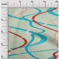 thumbnail image 2 of oneOone Cotton Cambric Light Mint Green Fabric Geometric Craft Projects Decor Fabric Printed By The Yard 42 Inch Wide-FM, 2 of 5