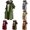 Army Green, variant on Women's Casual Midi-Length Belted Windbreaker Trench Coat Outerwear