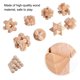 thumbnail image 2 of juguete educativo para nios cumpleaos 9Pcs Wood Lock Toy Educational Intellectual Development Puzzle Toys Set para nios Adult9Pcs Wood Lock Toy Versió,Bloqueo de juguete Juguete de madera Juguete educ Higoodz Productos para bebés, 2 of 7