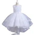 thumbnail image 5 of Vestidos de princesa para niños y mujeres, superventas internacional, vestido de cola hinchada con flores europeas y americanas para conciertos, 5 of 5