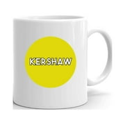 Yellow Dot Kershaw Ceramic Dishwasher And Microwave Safe Mug By Undefined Gifts