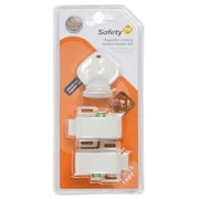Safety 1ˢᵗ Magnetic Locking System Starter Set (2 locks, 1 key), White