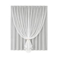 thumbnail image 2 of Thermal Insulated Blackout Curtains Room Darkening Drapes With Sheer Overlay Window Decor For Bedroom And Living Room, 2 of 6