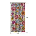 thumbnail image 5 of Pioneer Flower Floral Print Pattern Shower Curtain 36"x72" ,Bathroom Decorative Shower Curtains Set with 12 Hooks,Modern Waterproof Washable Shower Curtain, 5 of 6