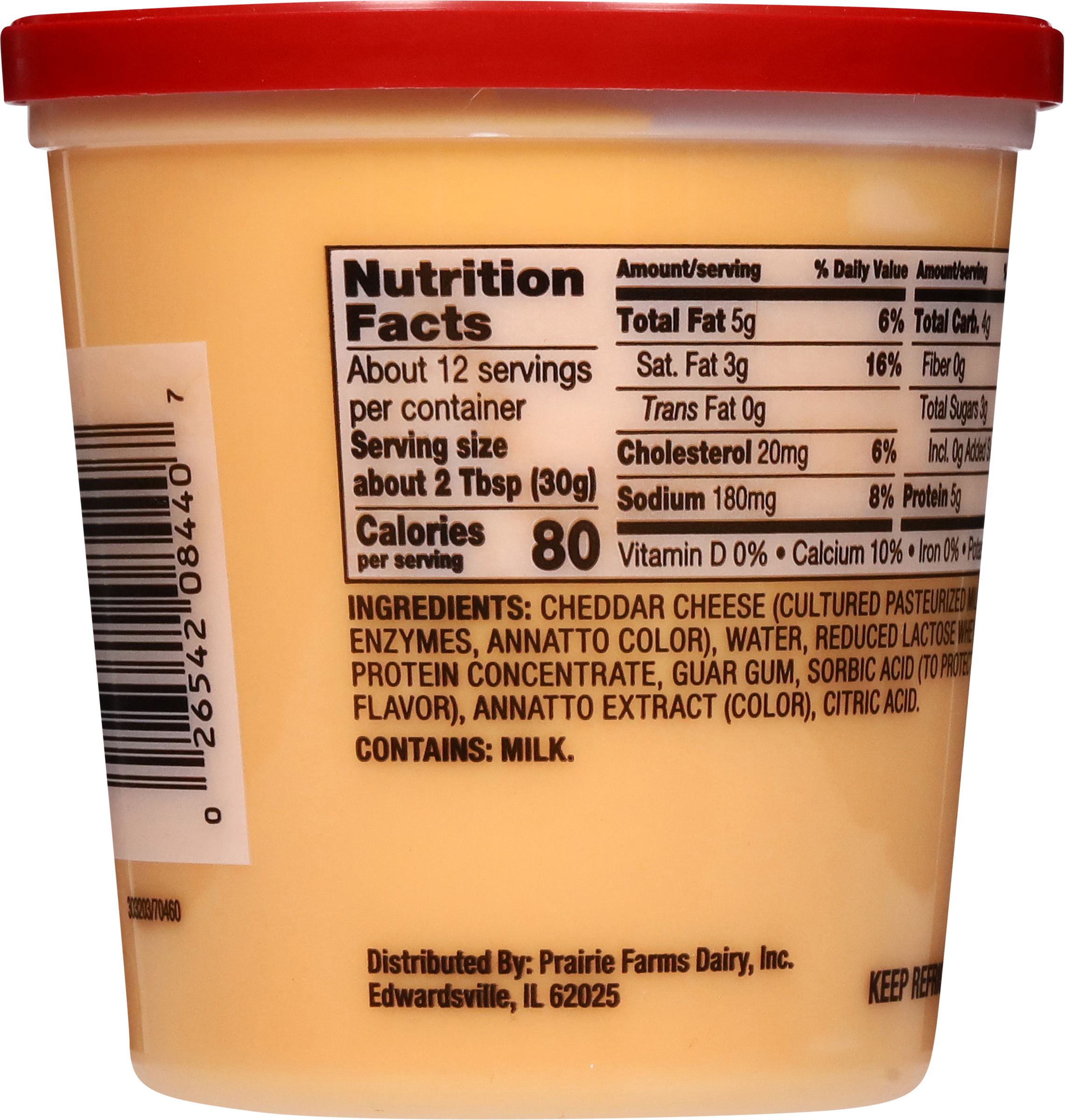 Shullsburg Creamery Sharp Cheddar Spreadable Cheese Spread, 13 oz, Tub, Refrigerated
