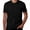 black, variant on 100% cotton Men's Heavyweight Short Sleeve Crew Neck T-Shirt solid color